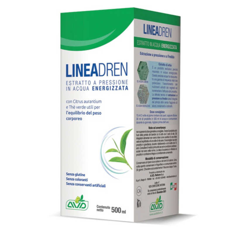 LineaDren AVD Reform 500 ml integratore drenante naturale per liquidi e metabolismo