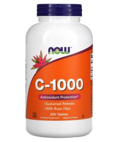 VITAMINA C NOW FOODS 250 Compresse 1000 mg