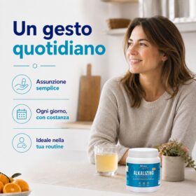 Alkalizing sali minerali utilizzo quotidiano nella routine giornaliera