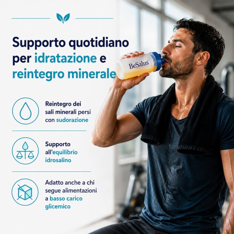 Alkalizing supporto idratazione e reintegro sali minerali