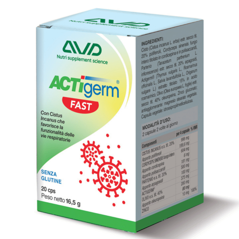 Actigerm Fast AVD Reform confezione 20 capsule