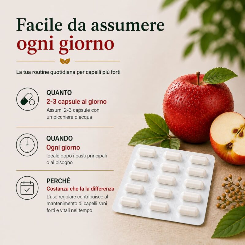 Integratore mela annurca di facile assunzione