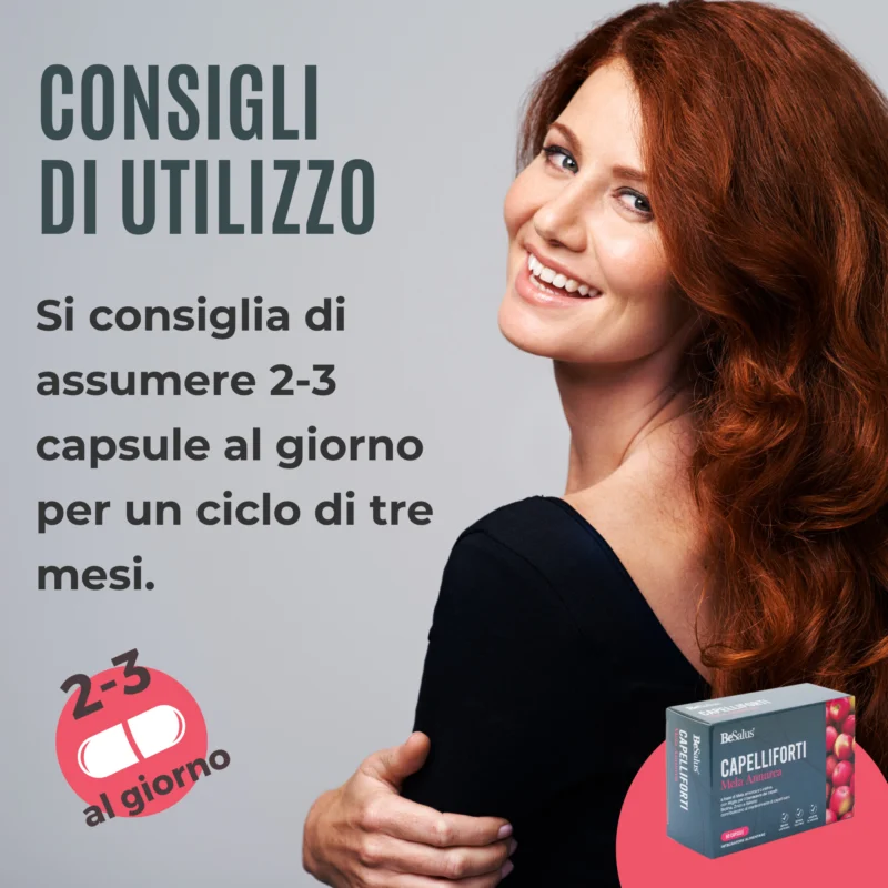 Consigli di utilizzo giornaliero per integratore capelli e unghie BeSalus