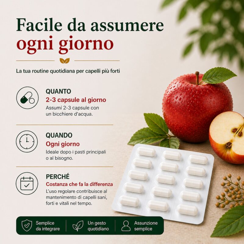 Integratore mela annurca di facile assunzione