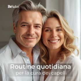 Routine anticaduta per la cura quotidiana dei capelli con prodotti BeSalus