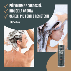 Benefici Shampoo Anticaduta Besalus CapelliForti per uomo e donna