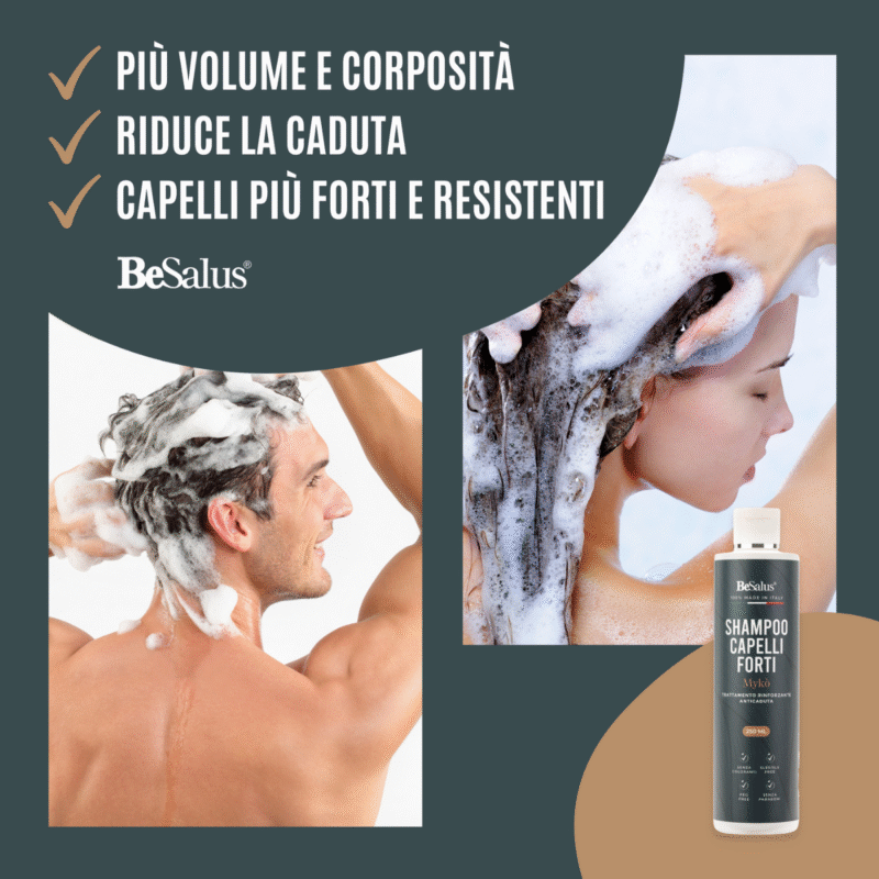 Benefici Shampoo Anticaduta Besalus CapelliForti per uomo e donna