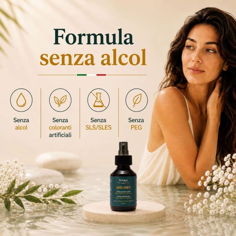 BeSalus lozione senza SLS SLES PEG e coloranti artificiali