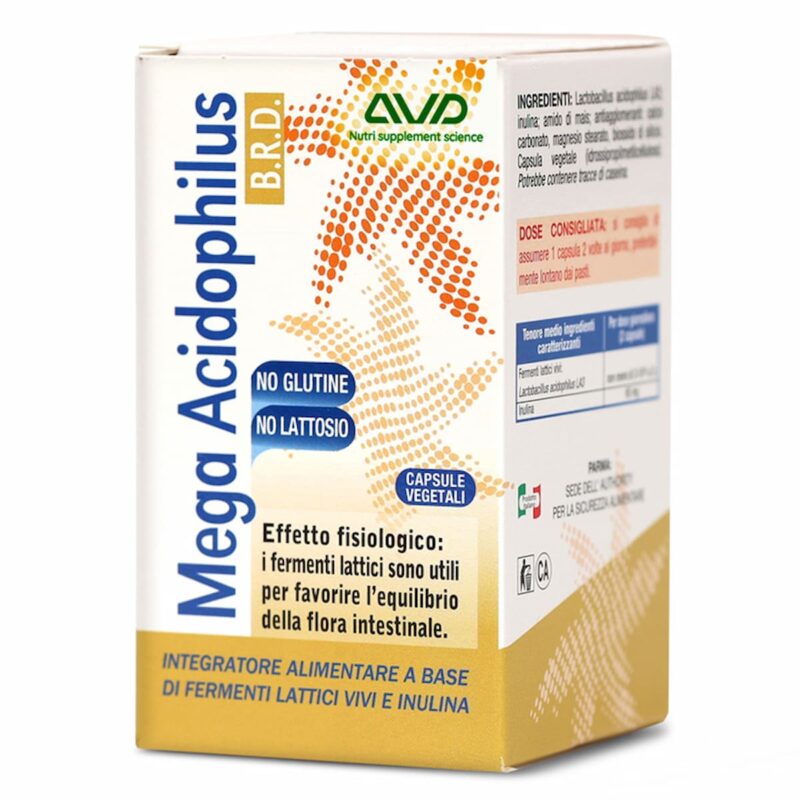 Mega Acidophilus AVD Reform fermenti lattici e inulina
